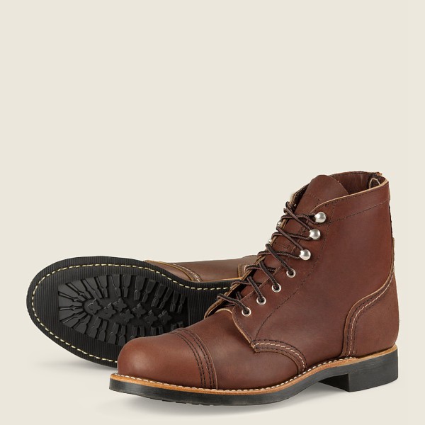 Red Wing Heritage Boots Iron Ranger - Short Harness Læder - Brune - Dame 7826-MXCQR